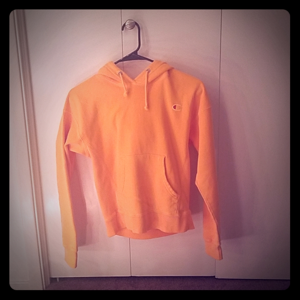 yellow champion sweater